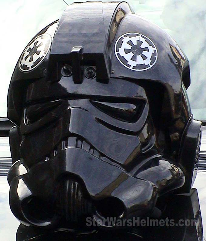 tie fighter pilot motorcycle helmet