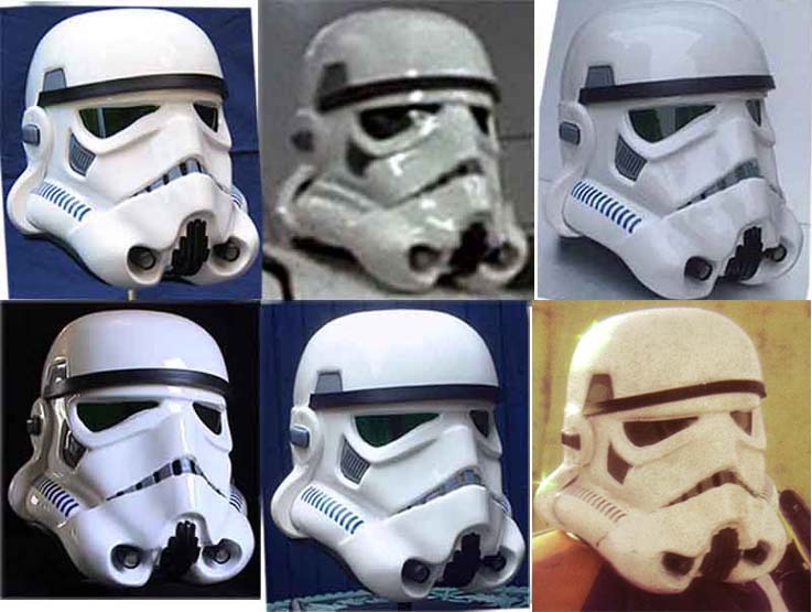 Different sales stormtrooper helmets